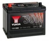 Akumulator YUASA Black 12V 72Ah 630A L+ YBX3069