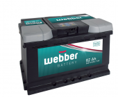 Akumulator WEBBER 12V 62Ah 540A, WA0620