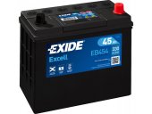Akumulator EXIDE Excell 12V 45Ah 330A JAP P+, EB454