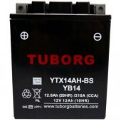 Akumulátor Tuborg YTX14AH-BS 12V 12,6Ah 210A AGM