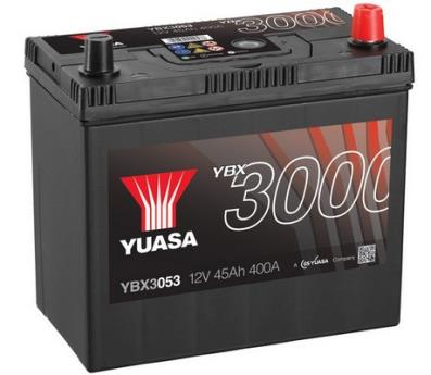 Akumulator YUASA Black 12V 45Ah 400A P+, ybx3053