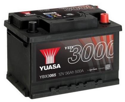 Akumulator YUASA Black 12V 56Ah 500A P+,YBX3065