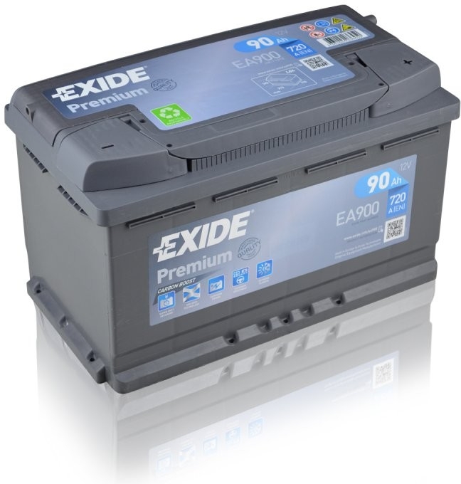 Akumulator Exide Premium 12V 90 Ah 720A Autobatérie pre nákladné a