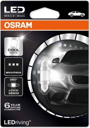 Žiarovka LED OSRAM C5W SV8,5-8 Premium 6000K