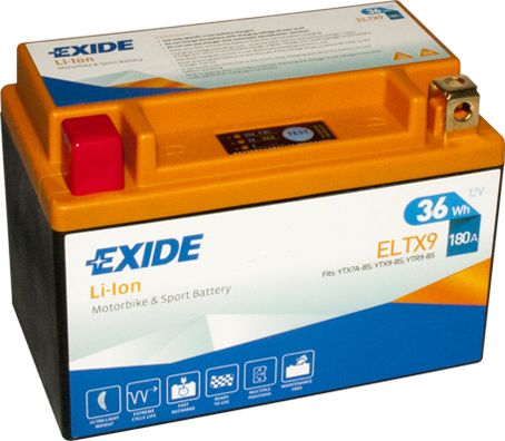 Akumulátor Exide Li-ion ELTX9 12V 3Ah 180A