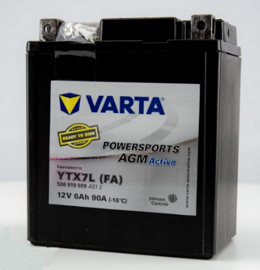 VARTA AGM YTX7L (FA) 12V 6AH 90A 506919009