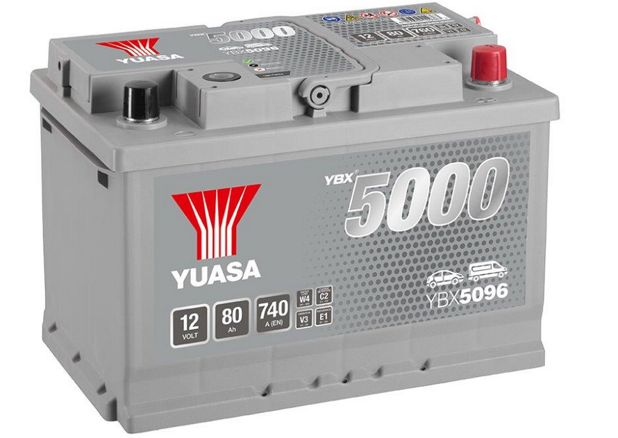 Akumulátor Yuasa 12V 80Ah 740A, YBX5096