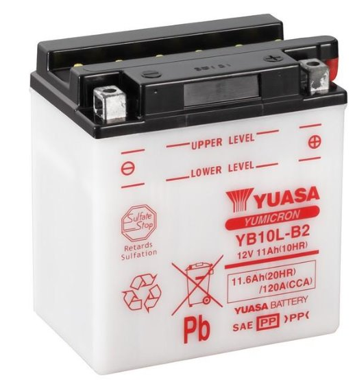 Akumulator Yuasa 12V 11Ah 160A , YB10L-B2