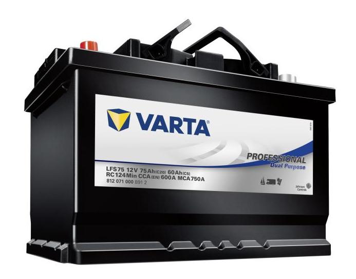 VARTA Professional DP,12V,75Ah,s.p.600A,