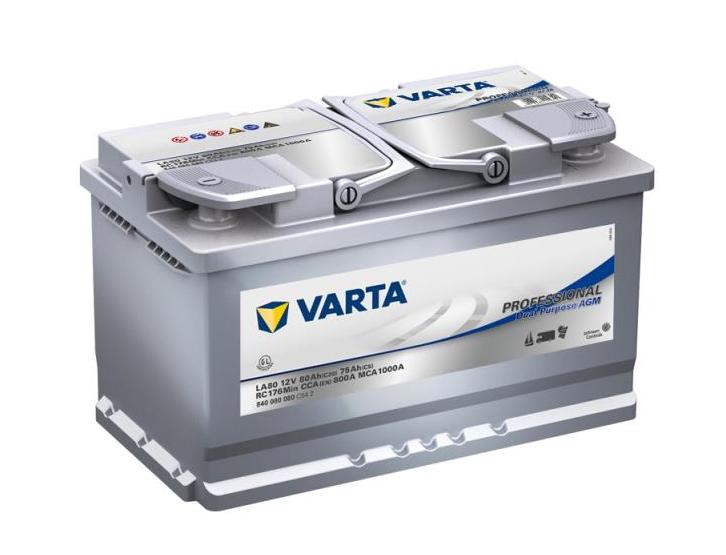 VARTA Professional DP AGM,12V80Ah,s.p.800A,