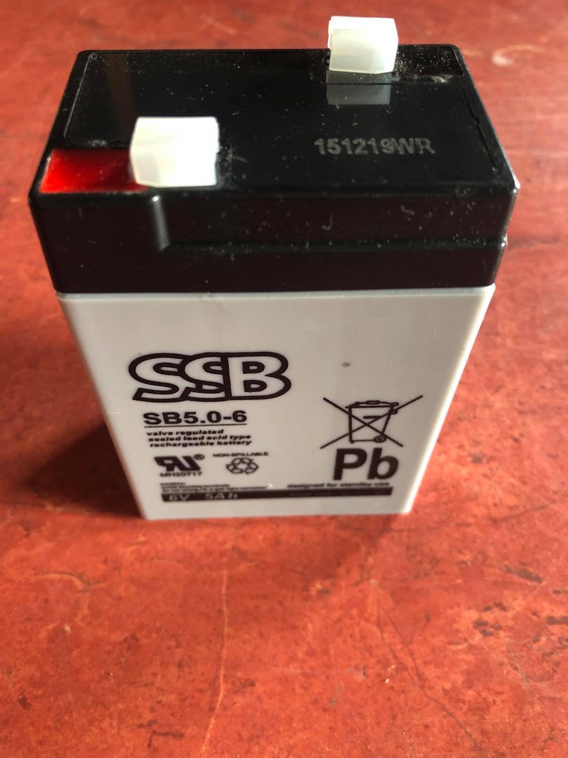 Akumulator SSB SB5.0-6 6V 5Ah
