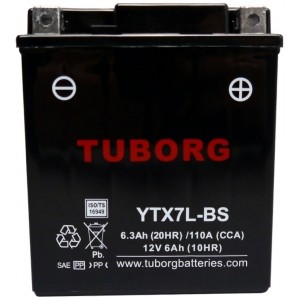 Akumulátor Tuborg YTX7L-BS 12V 6,3Ah 110A AGM