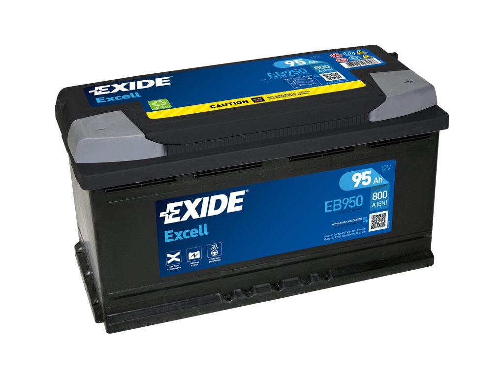 Akumulator Exide Excell 12V 95Ah 800A EB950