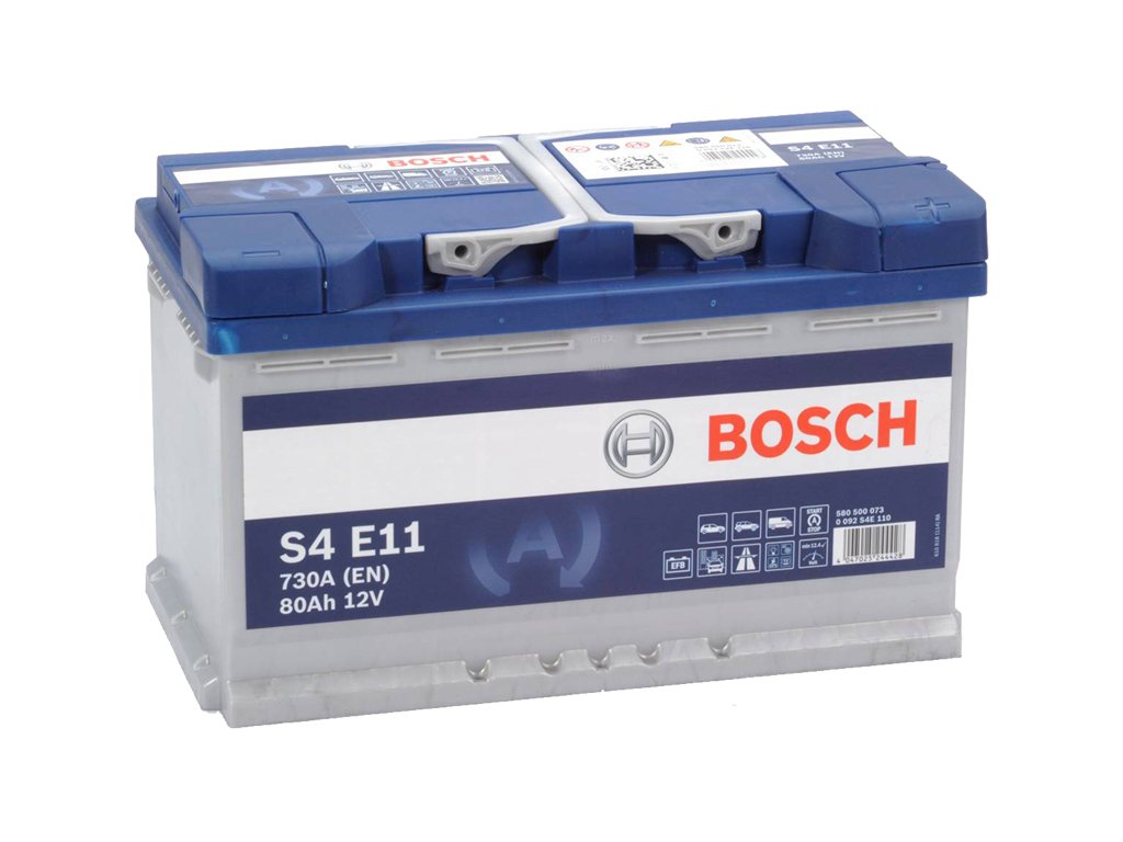 Akumulator Bosch S4 Start-Stop EFB 12V 80Ah 730A 0 092 S4E 110