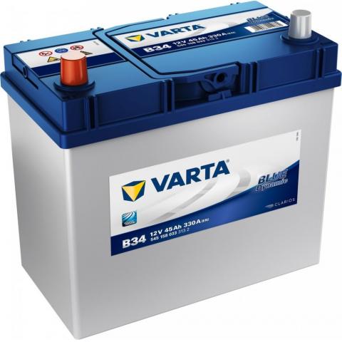Akumulátor Varta Blue dynamic 12V 45Ah 330A L+ Jap, 545158033