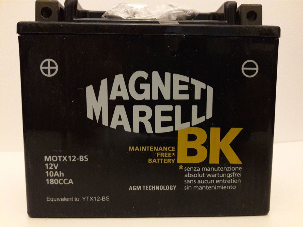 MAGNETI MARELLI MOTX12-BS 12V 10Ah 180A