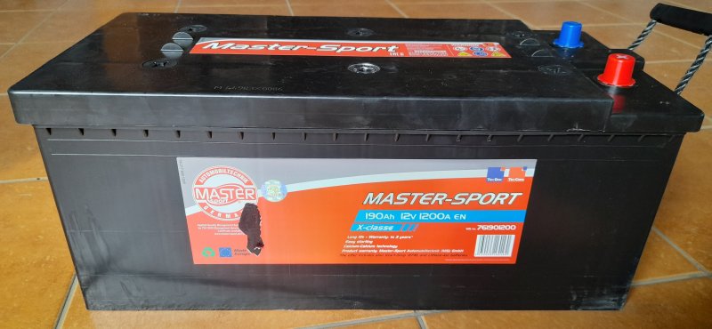 Master-Sport 12V 190Ah 1200A