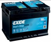 Exide EK700 AGM 12V 70Ah 760A