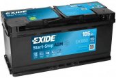 Exide Štart-stop AGM 12V 105Ah 950A EK1050