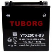 Akumulátor Tuborg YTX20CH-BS 12V 18,9Ah 280A AGM