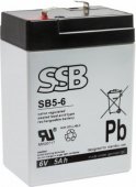 Akumulator SSB SB5.0-6 6V 5Ah