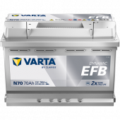 Varta Blue Dynamic EFB 12V 70Ah 760A 570 500 076