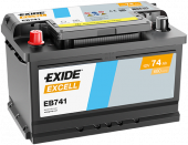 Exide Excell 12V 74Ah 680A EB741