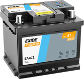 Exide Premium 12V 47Ah 450A EA472